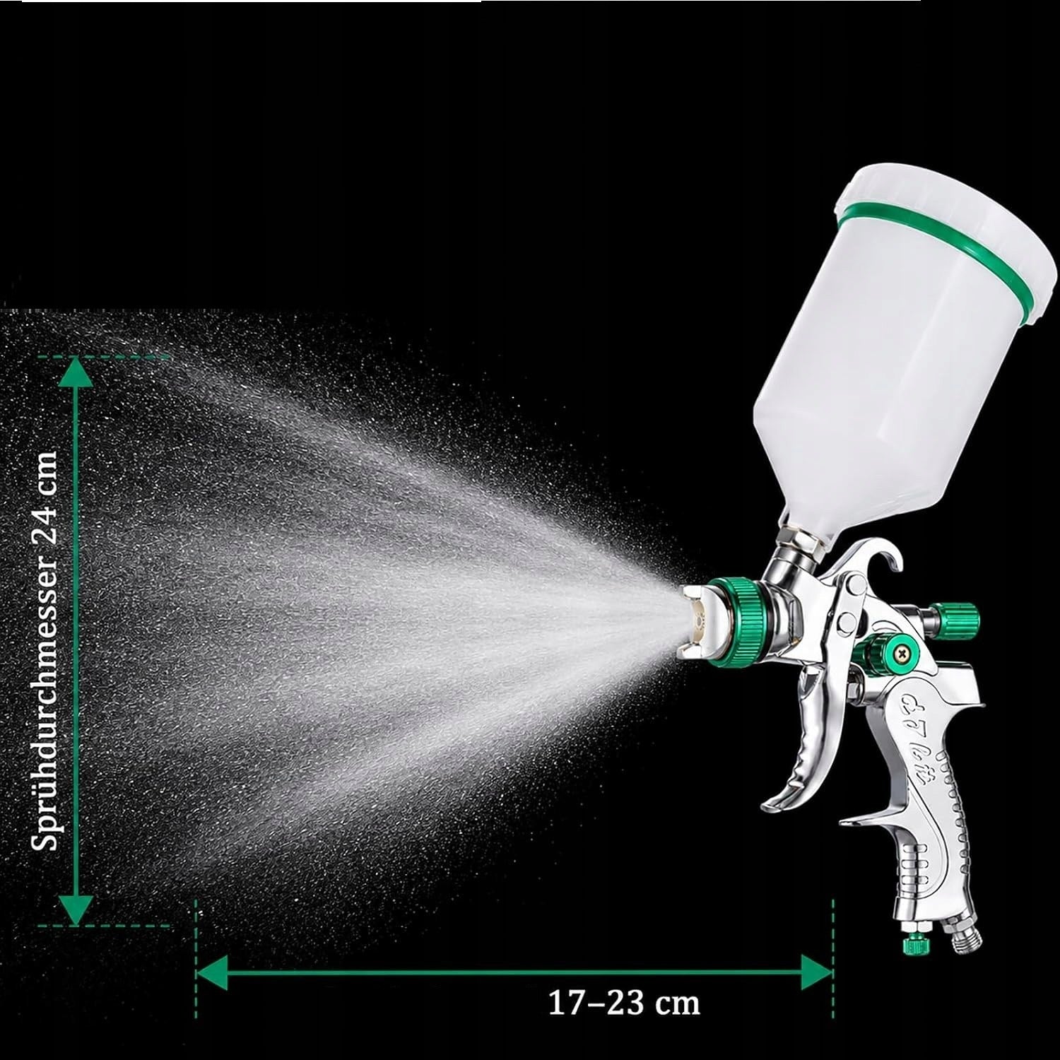 SPRAY GUN SPRAY PAINT GUN SET NOZZLES 600 ML Brand no brand