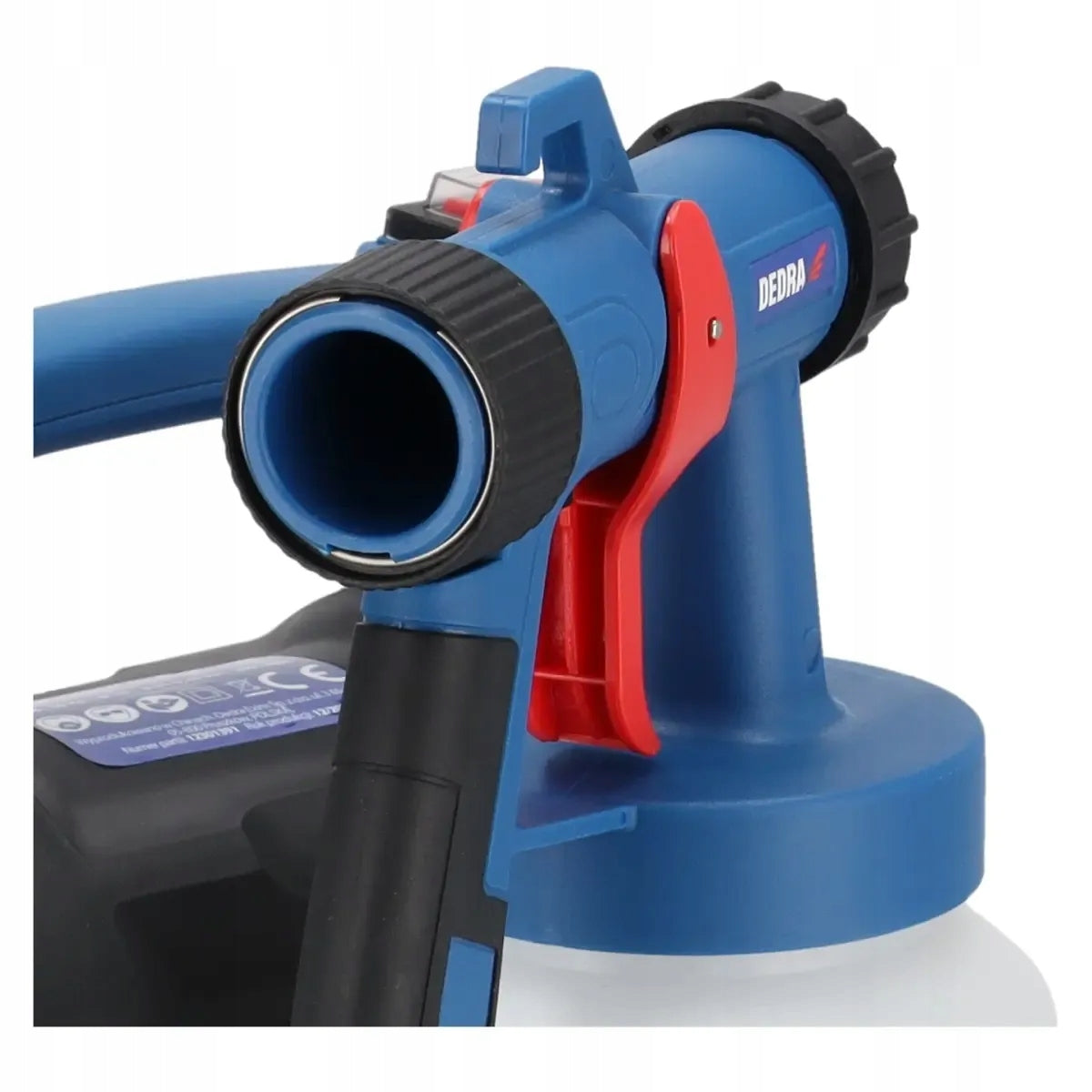 SPRAY PAINT SPRAYER HVLP 650W NOZZLE 2.5MM DED7414 DEDRA Brand Dedra