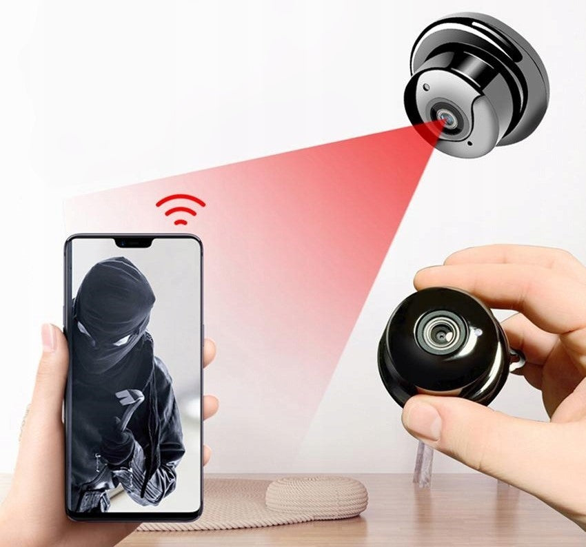 SPY CAMERA MINI HIDDEN WIFI DETECTION SMART MOTION FULL HD CAMERA Packaging status original