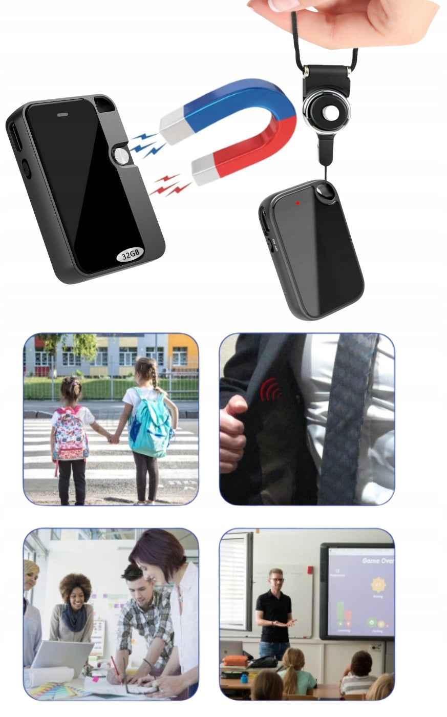 SPY RECORDER MINI DIGITAL EAVESDROPPING SMALL PENDRIVE 32GB KEYCHAIN MAGNET Brand Spreest
