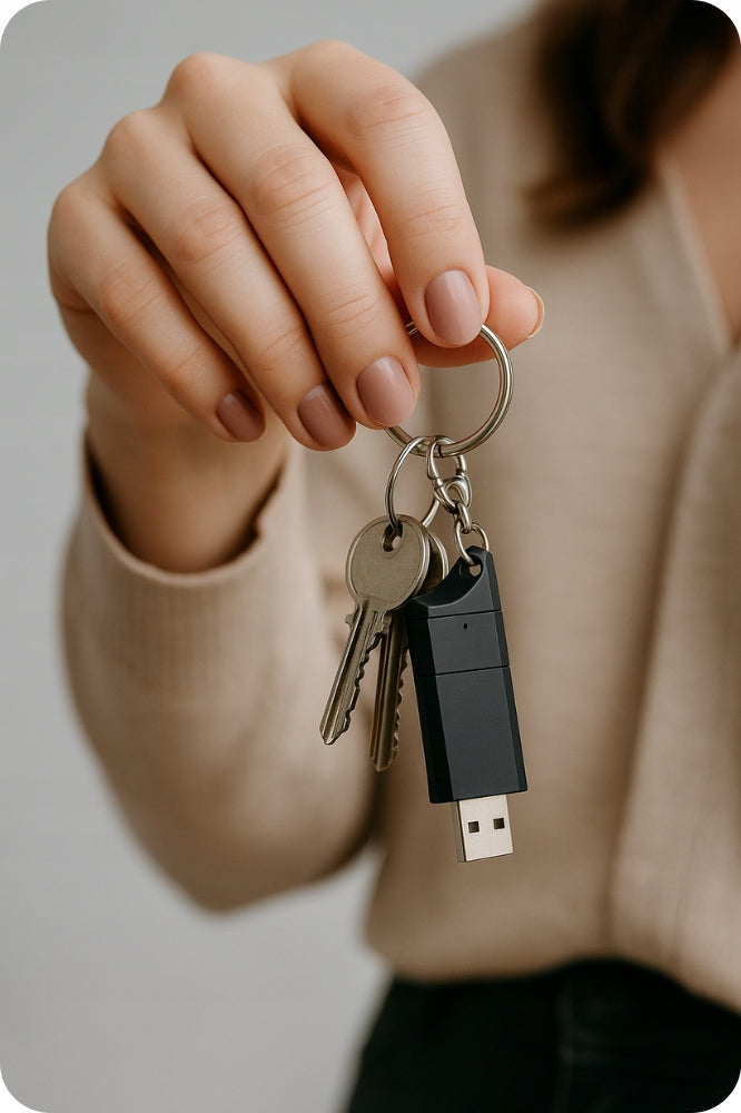 SPY RECORDER MINI PENDRIVE EAVESDROPPING SMALL USB COMPUTER KEYCHAIN Packaging status original