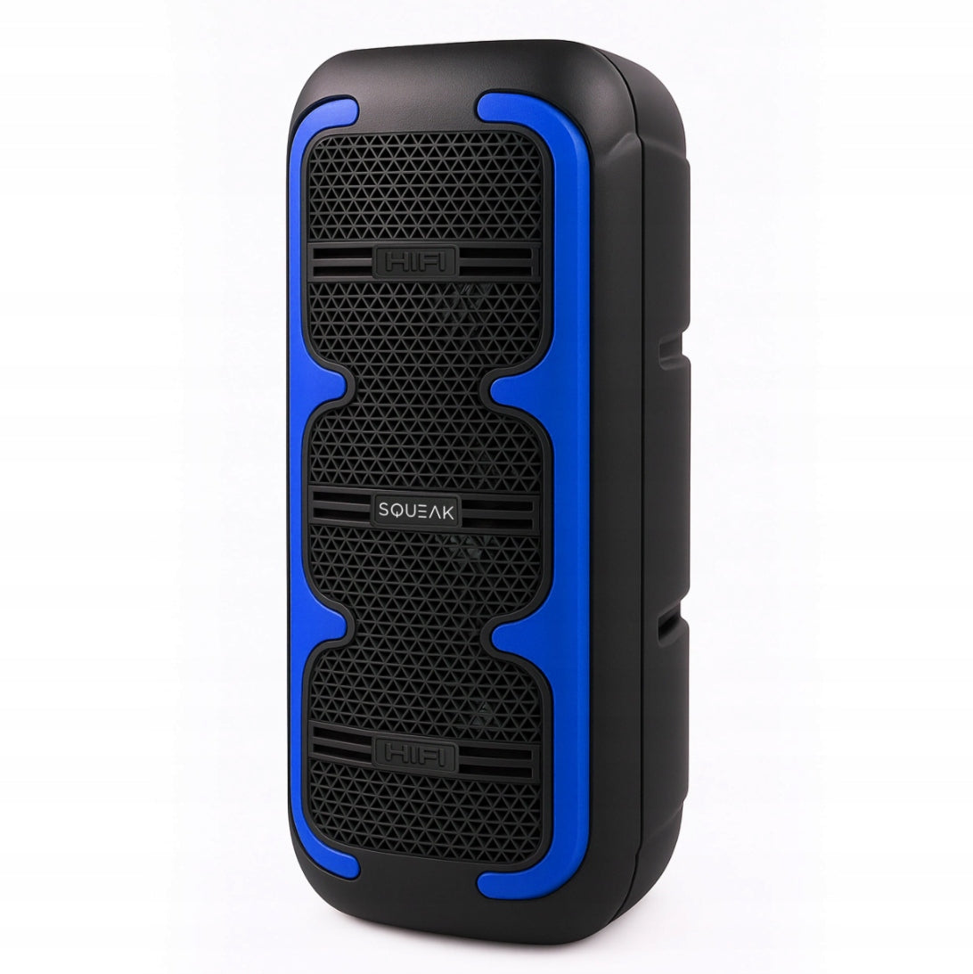 SQUEAK BeatOne Bluetooth Speaker 45W RGB TWS Karaoke USB AUX FM Power Audio Manufacturer code SQ1009