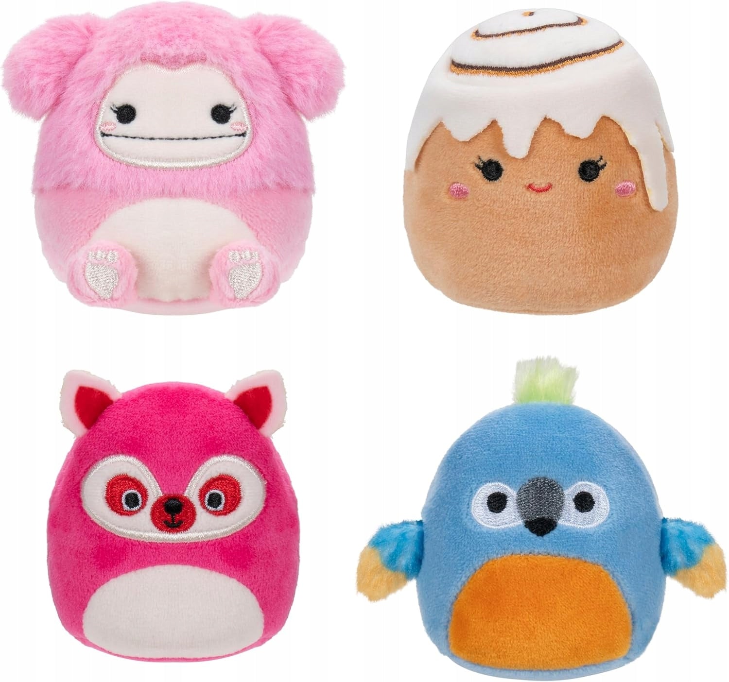SQUISHMALLOWS Micromallows 4 pieces Brina Chanel Lucia Tenise SQMM0006 Packaging status original