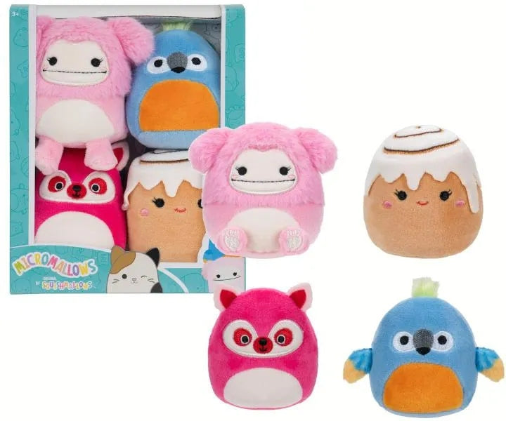 SQUISHMALLOWS Micromallows 4 pieces Brina Chanel Lucia Tenise SQMM0006