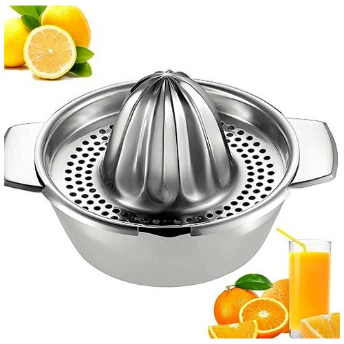 STAINLESS STEEL CITRUS PRESS HAND JUICER FRUIT STEEL