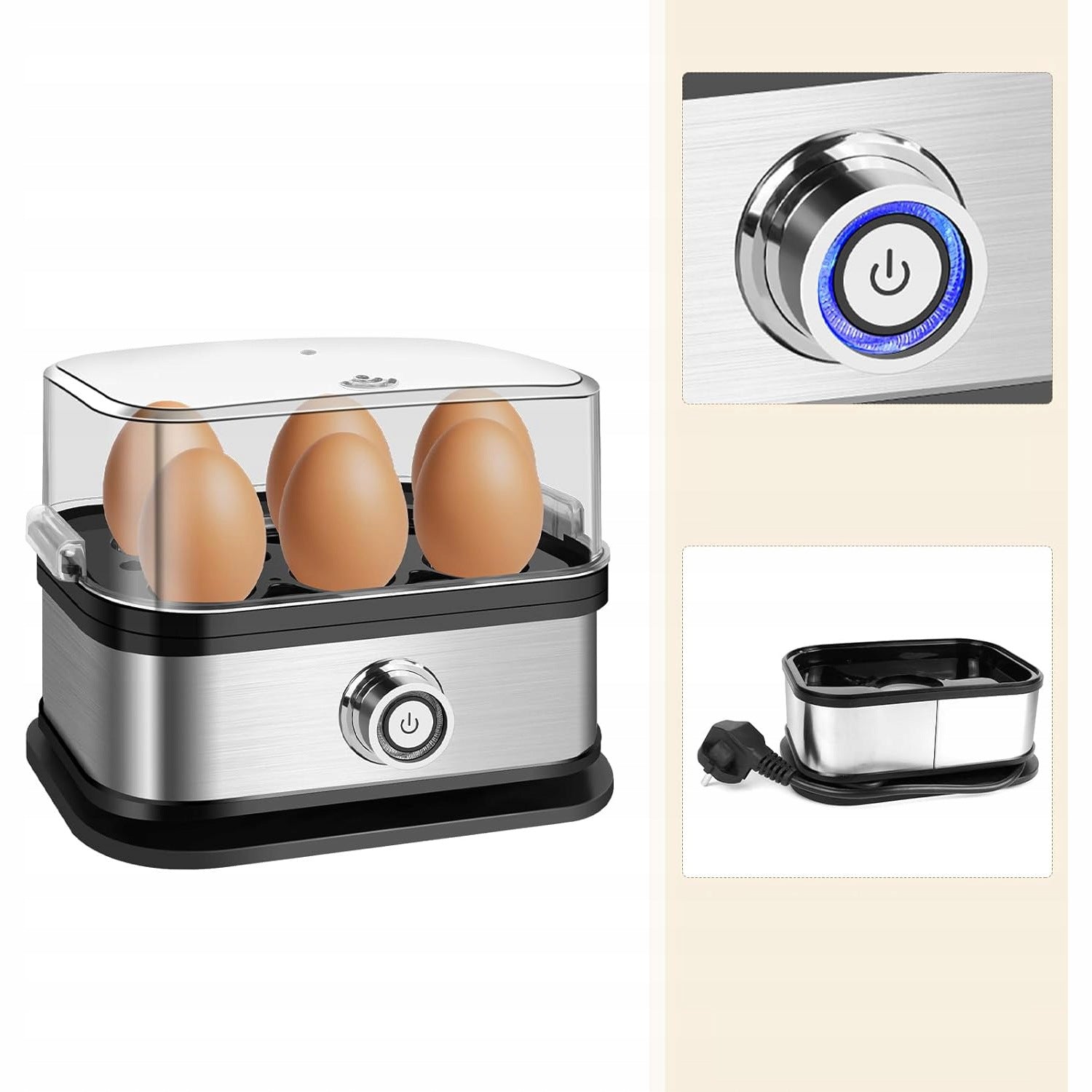 STAINLESS STEEL COOKING APPLIANCE, T-SHIRT EGG TRAY Brand no brand