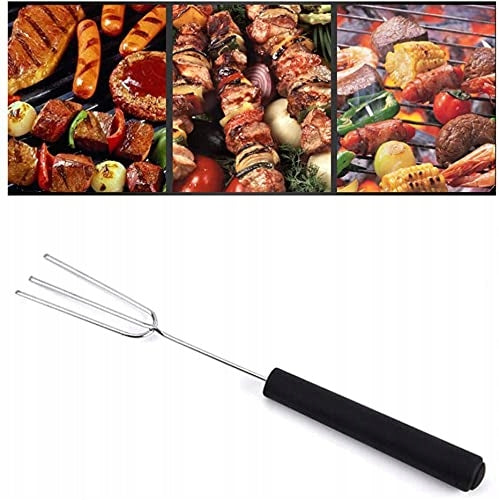 STAINLESS STEEL FONDUE FORKS SET OF 5 CHOCOLATE Series B093GYSQ71
