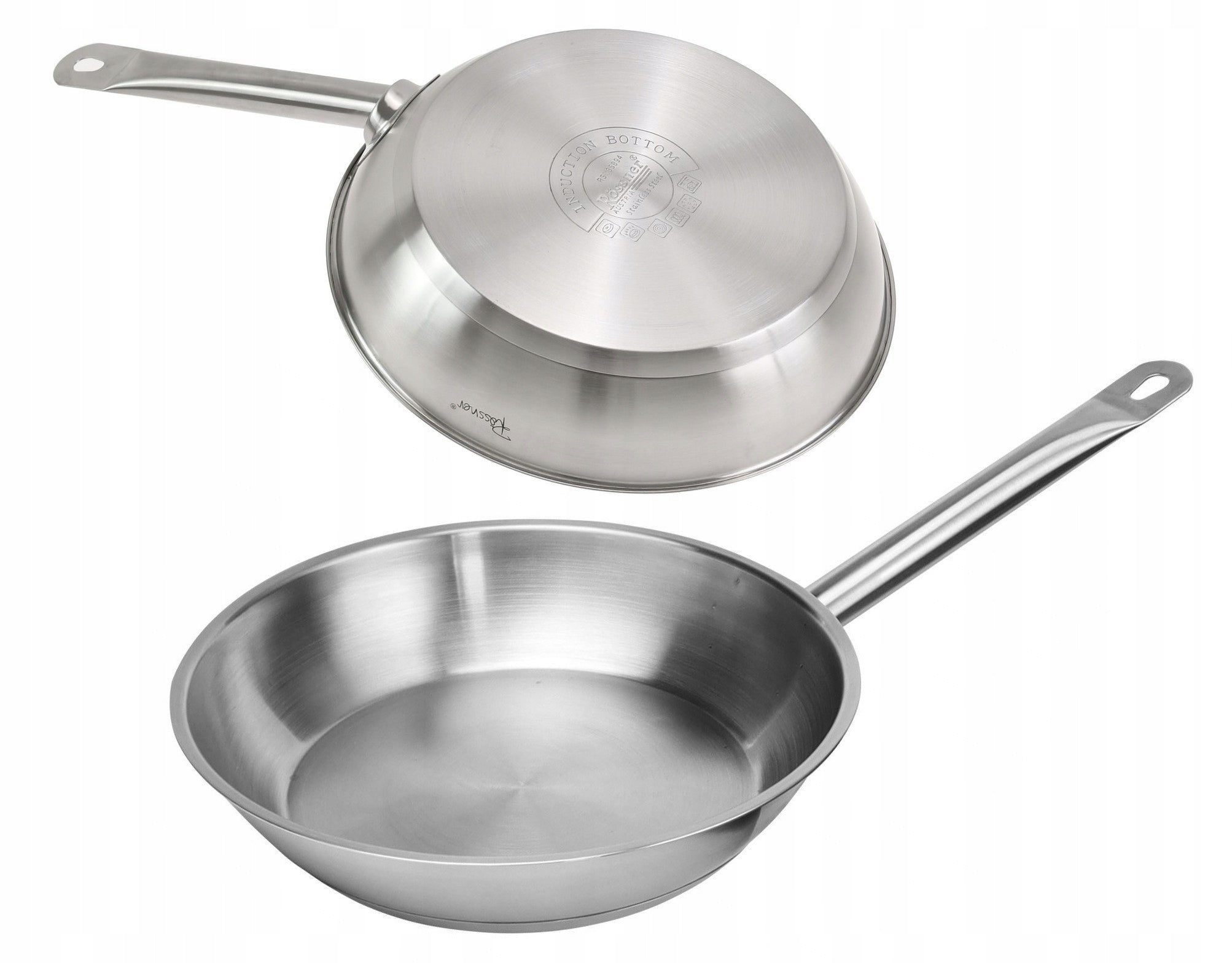 STAINLESS STEEL Gastronomic Pan 28 cm Induction Gas Manufacturer code T8021