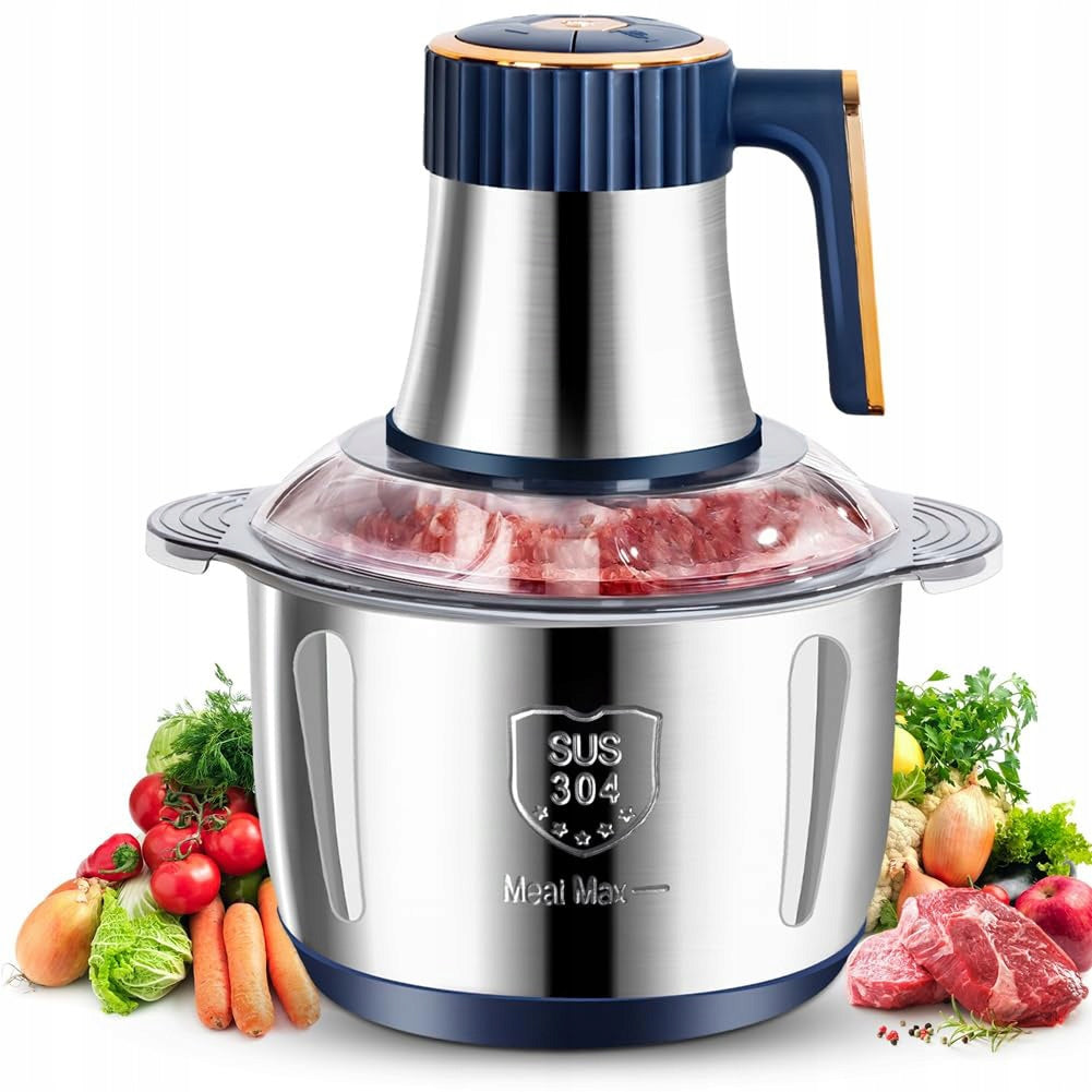 STAINLESS STEEL MEAT SHREDDER 500W 5 SPEED 5L