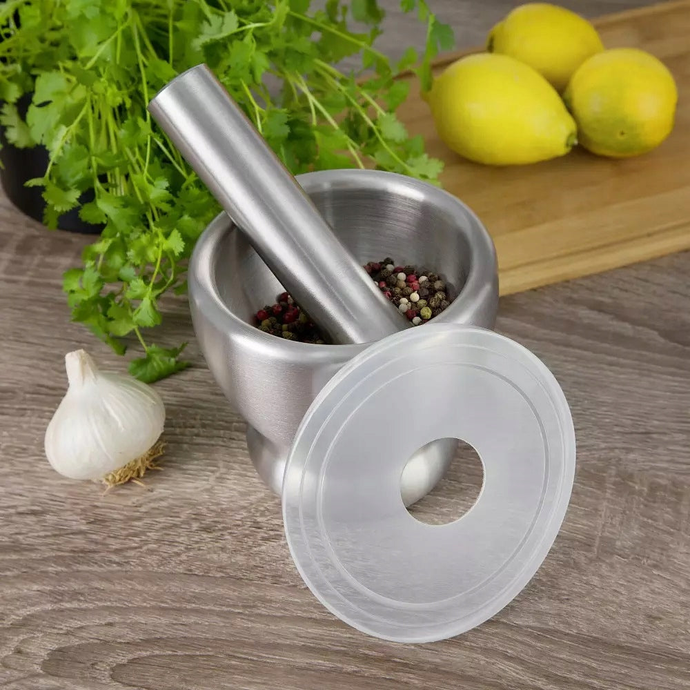 STAINLESS STEEL MORTAR WITH TAMPER LID EAN (GTIN) 5908287216617