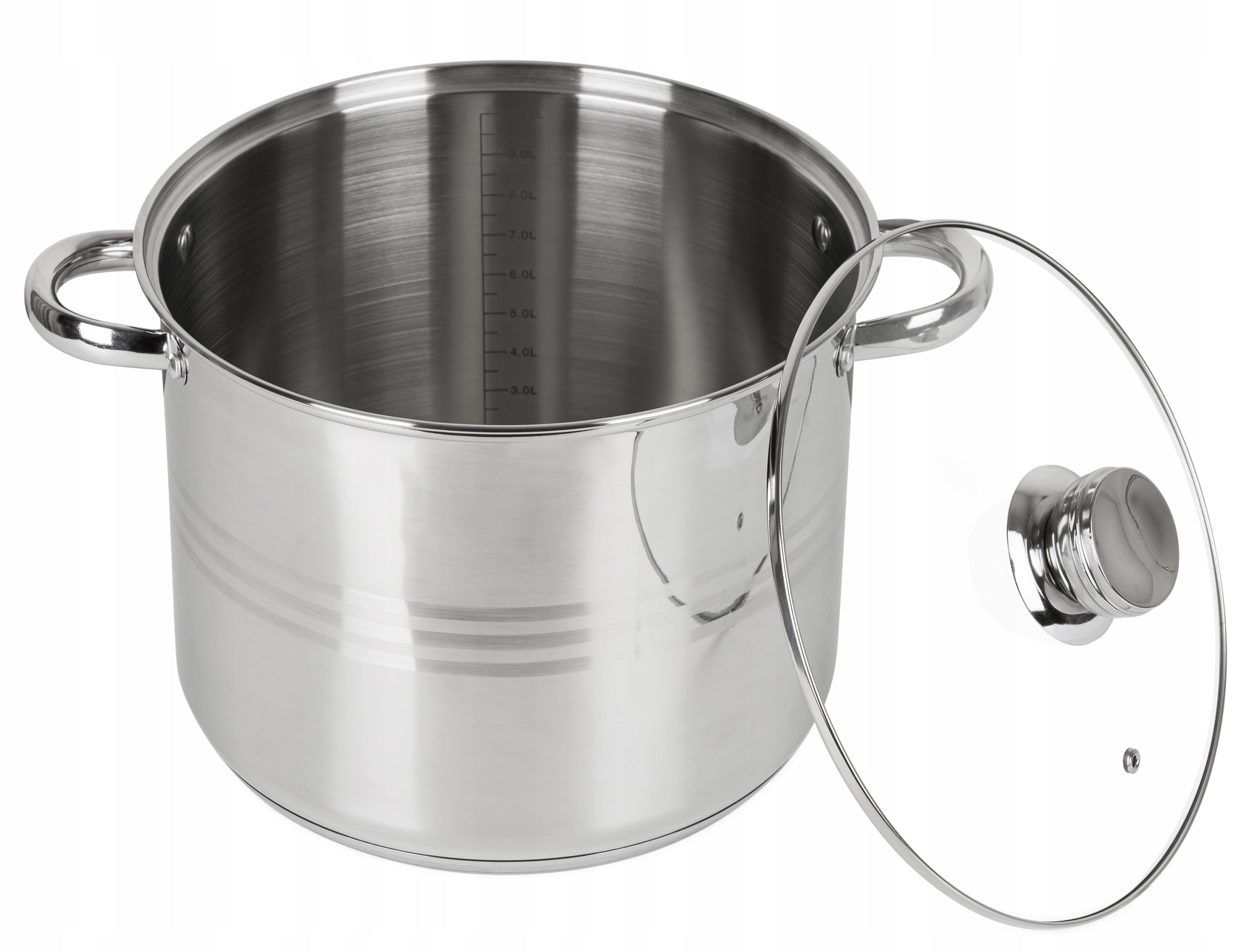 STAINLESS STEEL POT 15L GASTRO INDUCTION 30CM HIGH LARGE TOPFANN Packaging status original