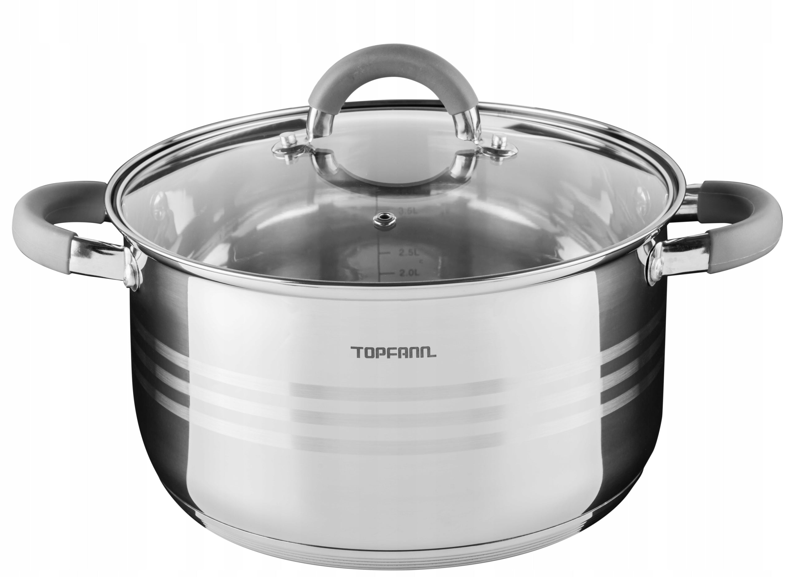 STAINLESS STEEL POT 16 CM GAS 1,6 L INDUCTION TRADITIONAL POT Brand Topfann