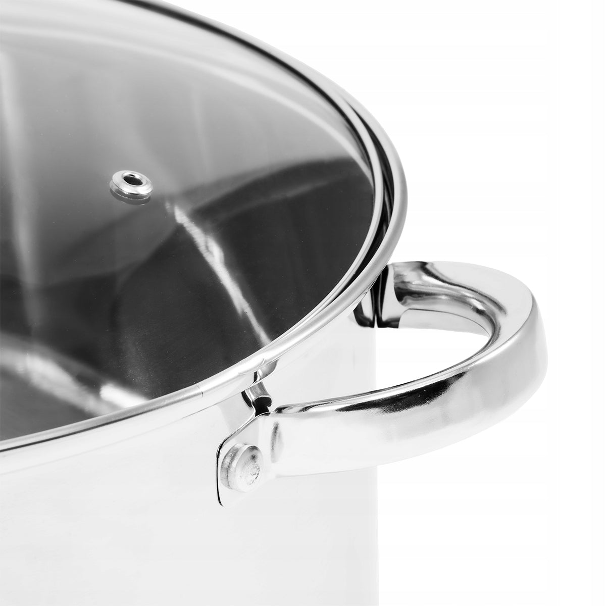 STAINLESS STEEL POT 18L LARGE INDUCTION TRADITIONAL 32 CM Brand Topfann