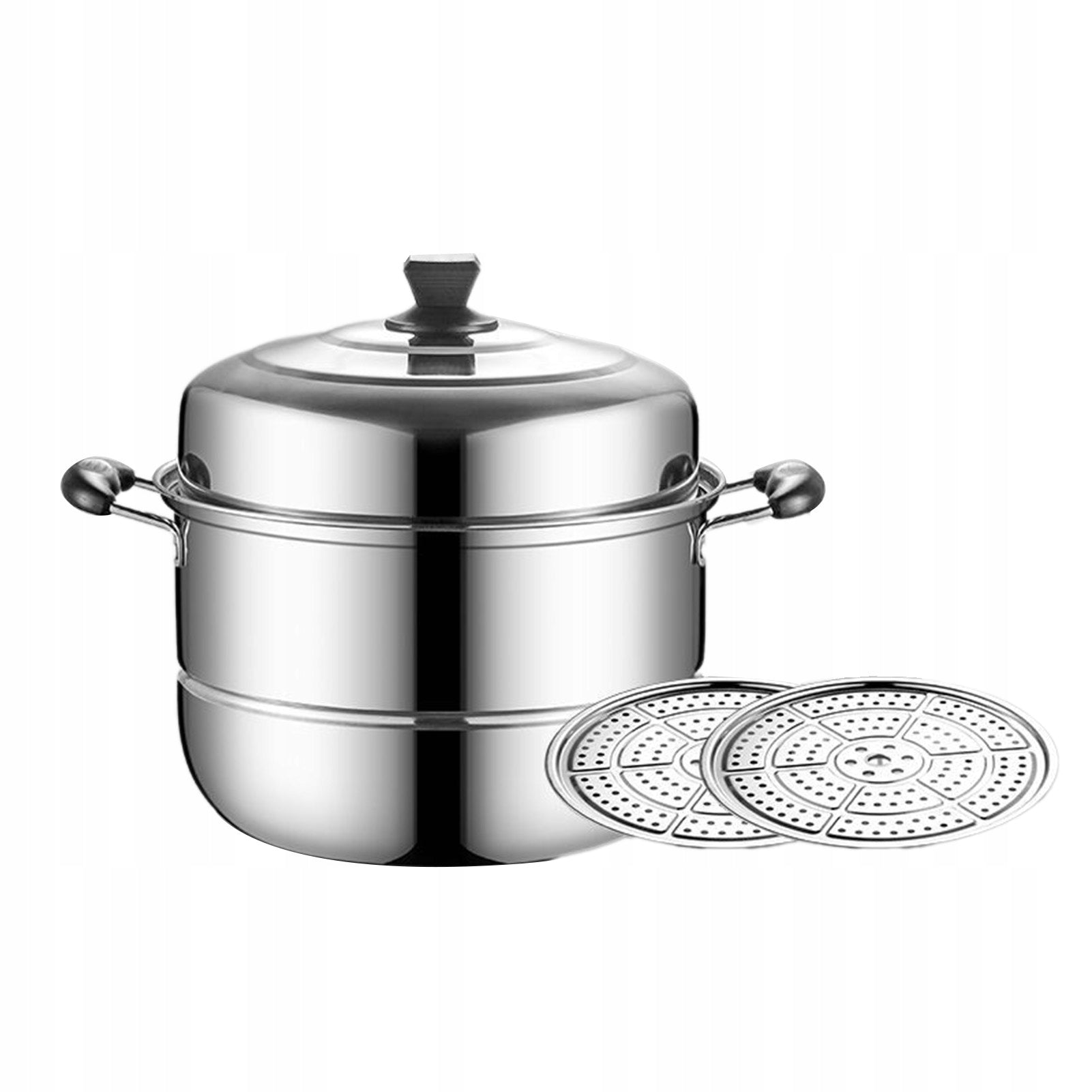 STAINLESS STEEL STEAMING POT Packaging status original