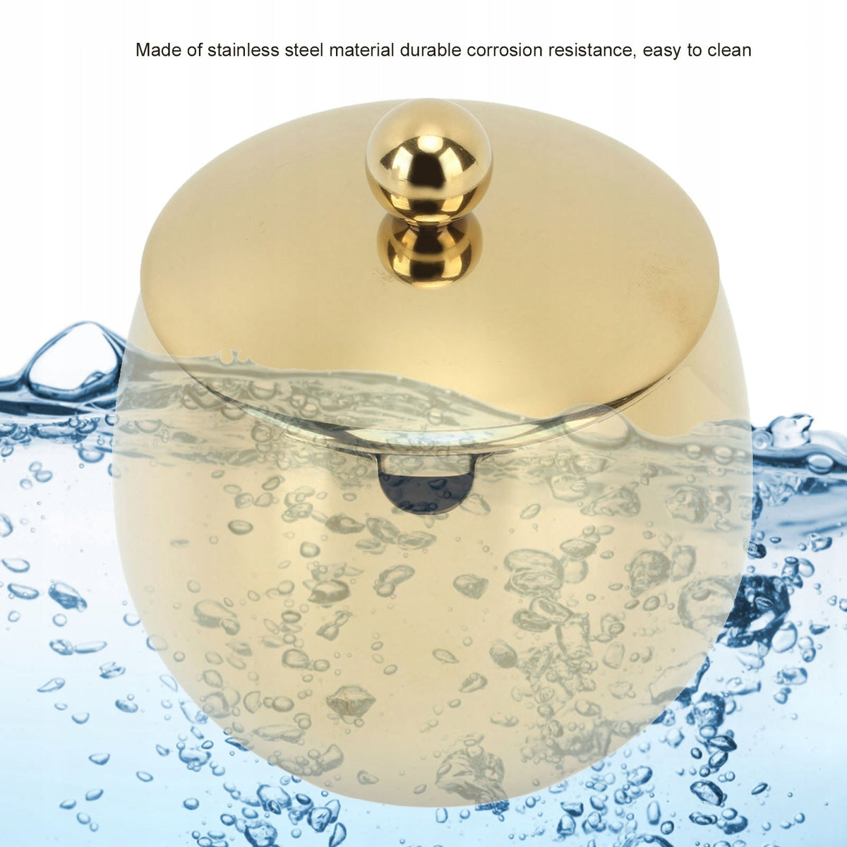 STAINLESS STEEL SUGAR BOWL SPICE JAR WITH LID Manufacturer code CRLQB8848