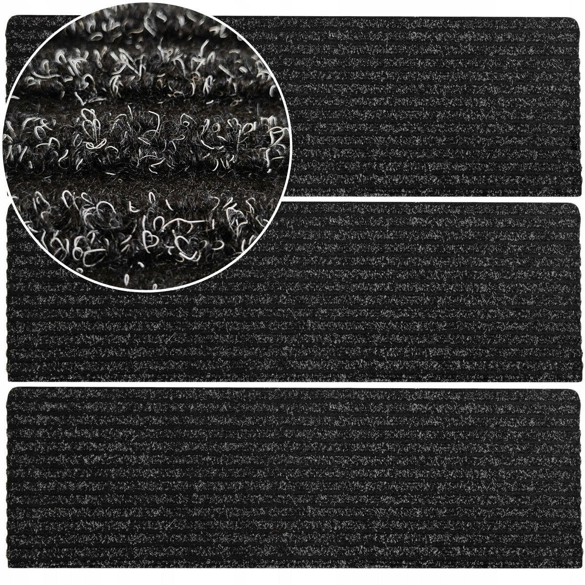 STAIR COVERS 80 cm WOODEN STAIR COVERS THICK FOR YEARS LARGE Manufacturer code NESTOR - NAKŁADKI LIVERPOOL CZARNE