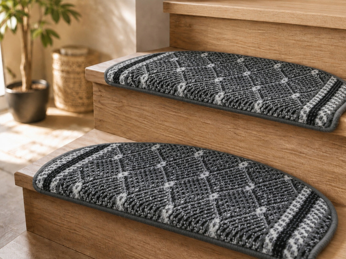 STAIR COVERS GREY FOOT RUGS TREPY FEET SOFT THICK WELTS Brand Oxide
