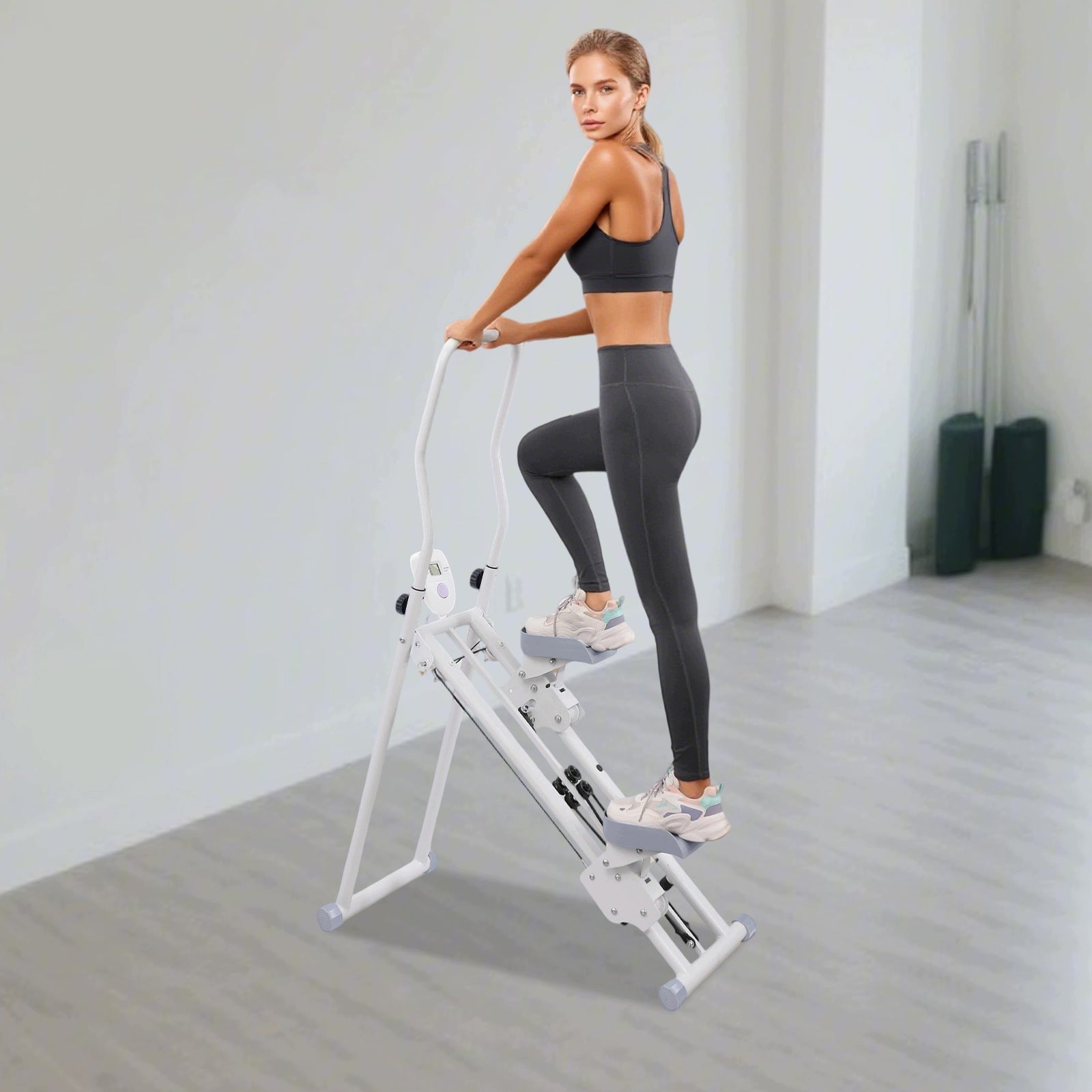 STAIR STEPPER FOR HOME GYM EXERCISE FOLDABLE CLIMBER MACHINE LCD DISPLAY. Manufacturer code kk1493712