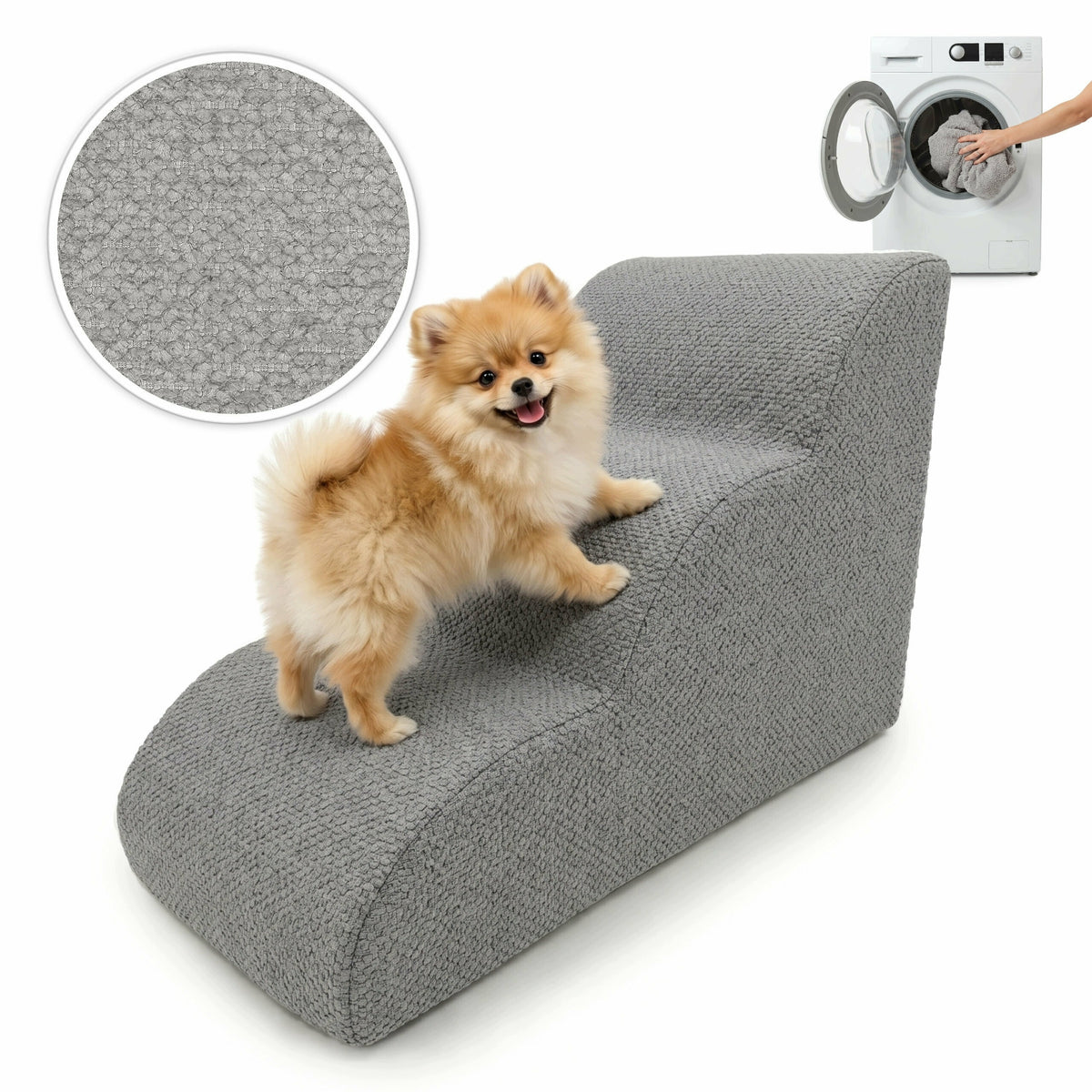 STAIRS DOG CLOUD GENTLE RAMP 40cm GREY CAT STAIRS 3 DEGREES