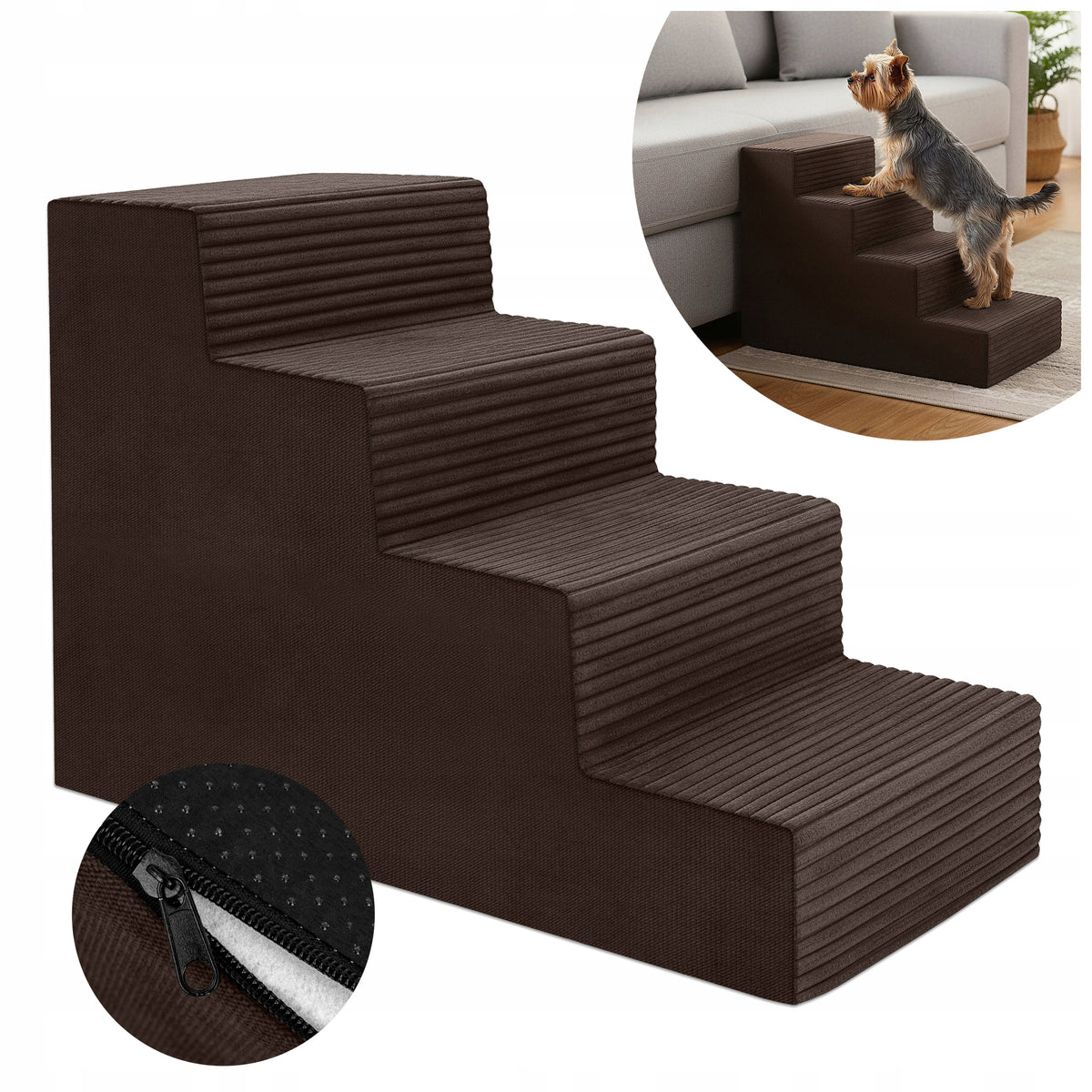 STAIRS DOG STAIRS RAMP PLATFORM STABLE 40 cm 4 DEGREES