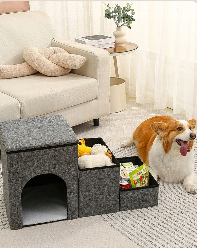 STAIRS FOLDING STAIRS FOR ANIMALS GREY EAN (GTIN) 5904119635120