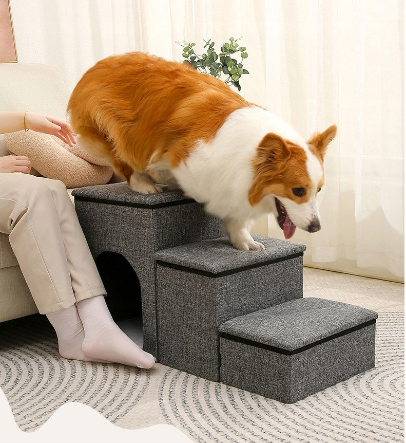 STAIRS FOLDING STAIRS FOR ANIMALS GREY Manufacturer code 635120