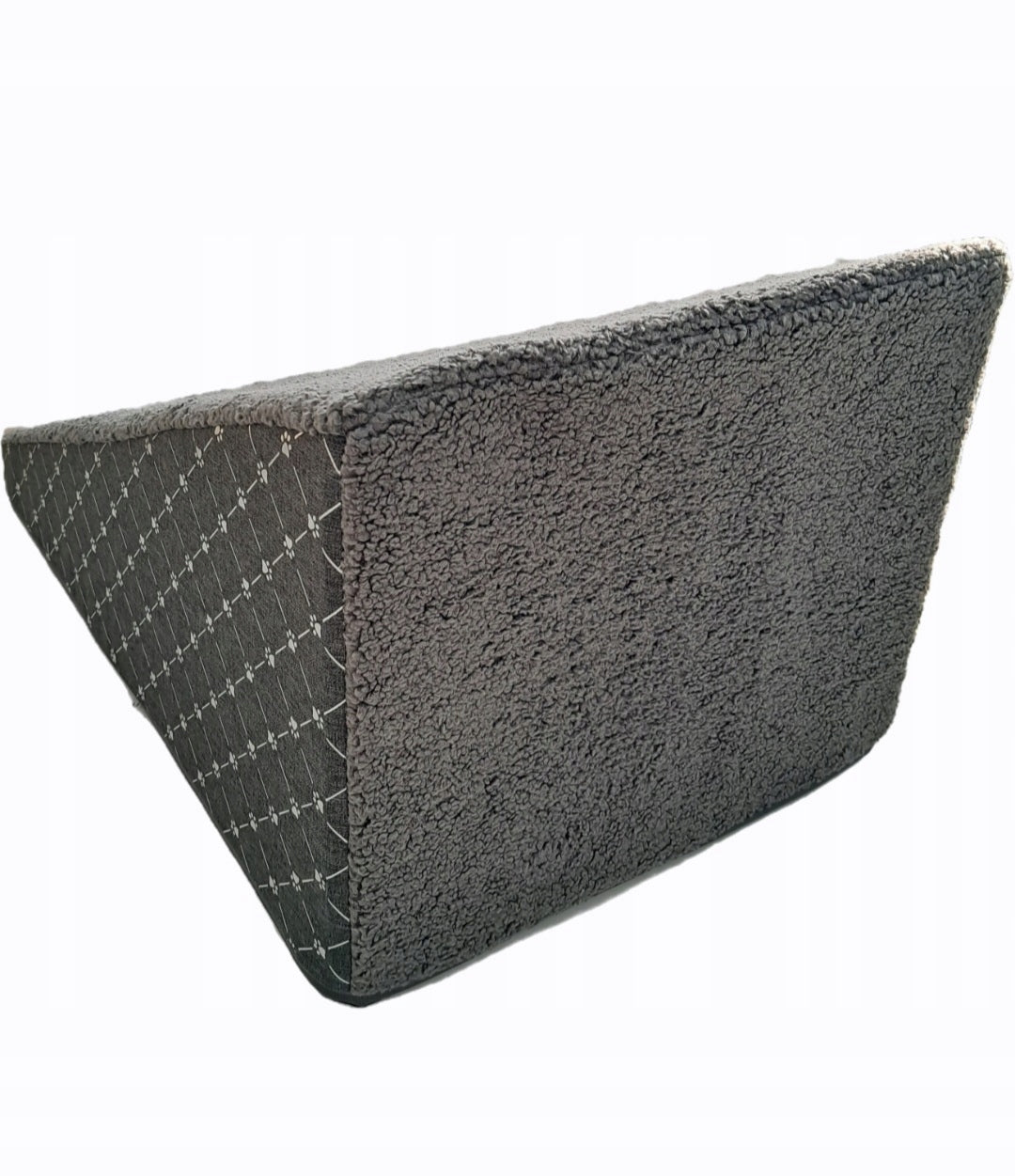 STAIRS PLATFORM FOR DOG WIDTH 40 CM SILVER PAWS-BOUCLE GRAPHITE Manufacturer code 580