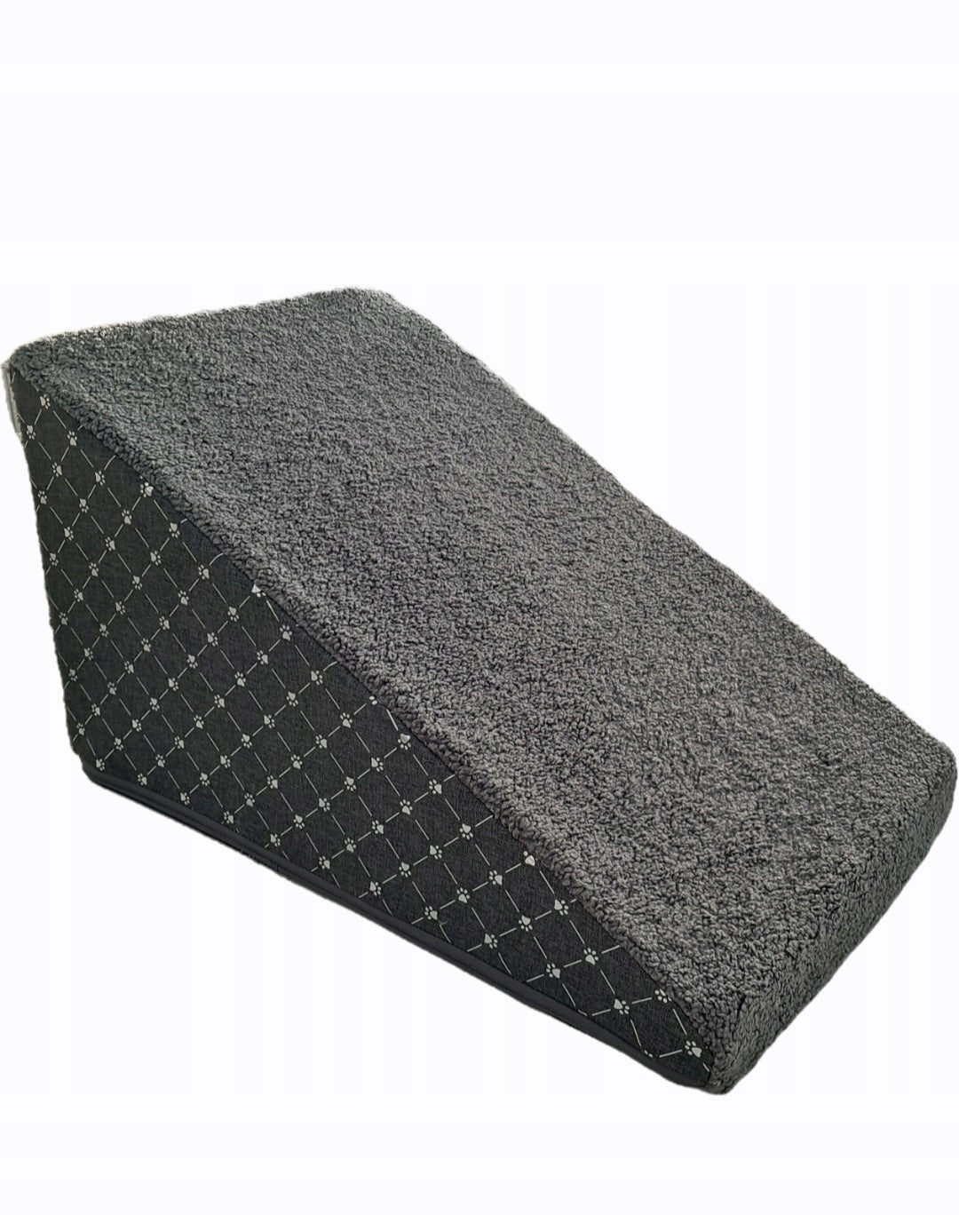 STAIRS PLATFORM FOR DOG WIDTH 40 CM SILVER PAWS-BOUCLE GRAPHITE