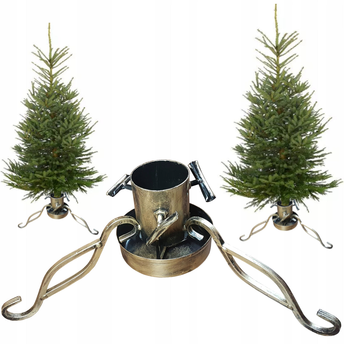 STAND FOR LIVE CHRISTMAS TREE WITH TANK WATER BOWL PL METAL UP TO 250CM Packaging status original