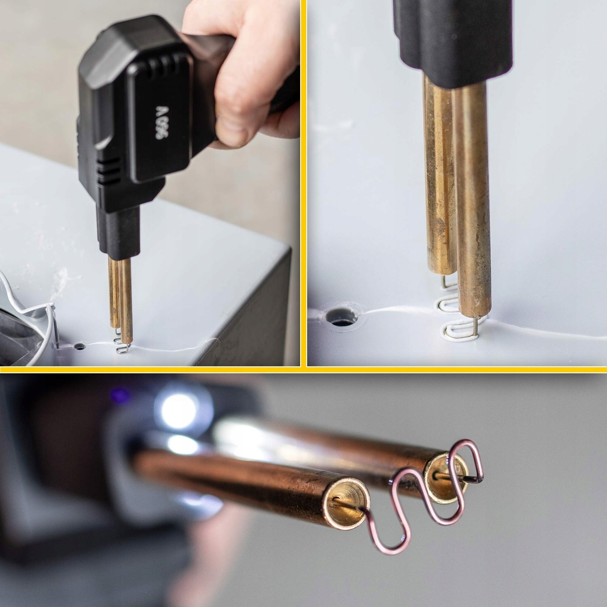 STAPLER 60w FOR PLASTIC WELDING MACHINE SOLDERING IRON PLASTIC 1000pcs Packaging status original