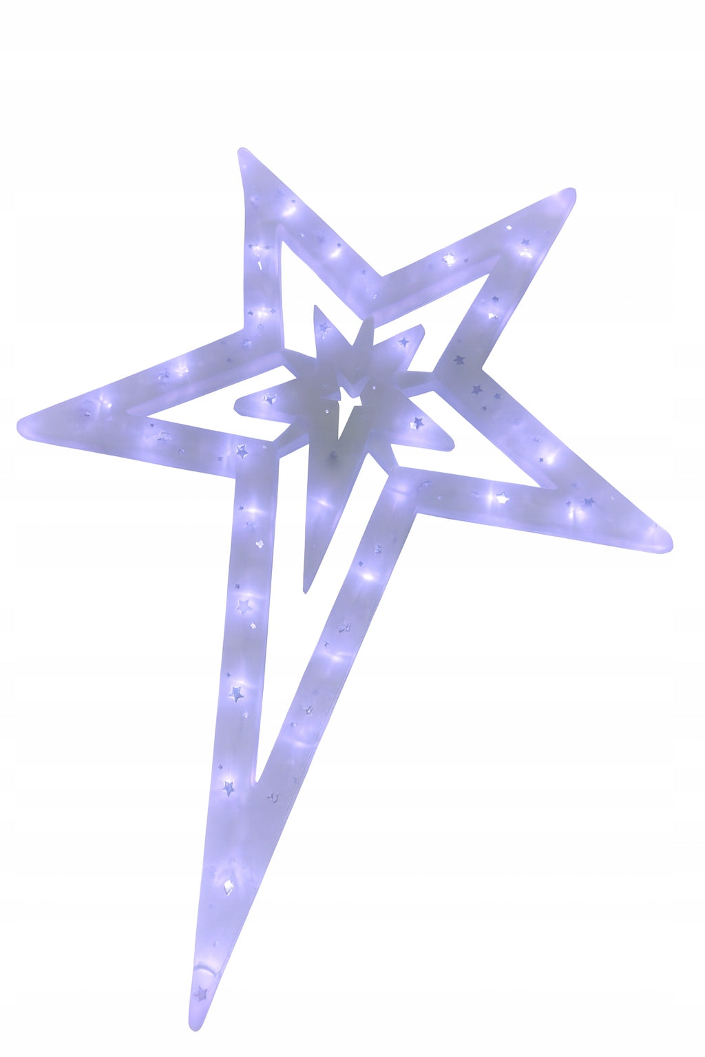STAR DECORATION HOLY LED WHITE COLD 55X40CM COMET LAMPS Brand no brand