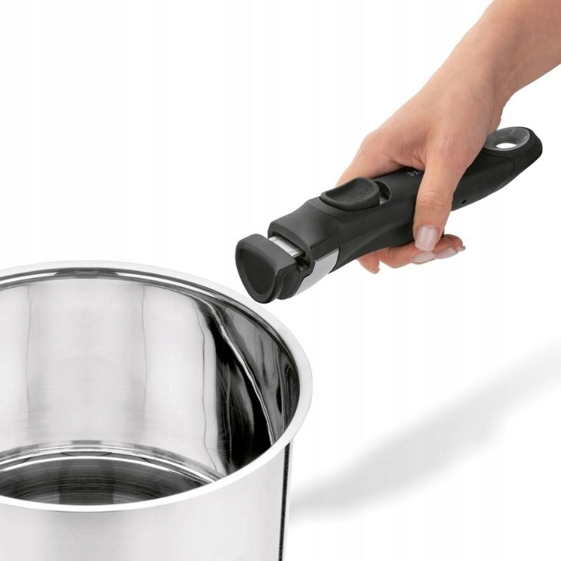STARKE PRO Set of straight pots with detachable handle Susvid 4 elements Material stainless steel