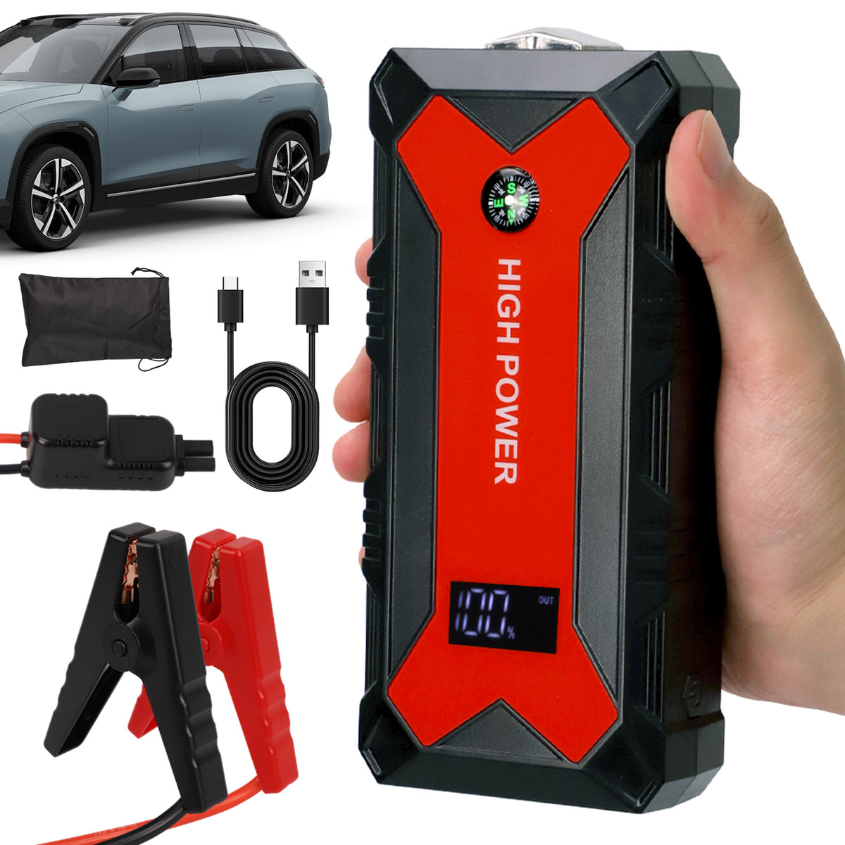STARTER DEVICE 8000 MAH BUSTER STARTER FOR CAR POWERBANK QC3.0