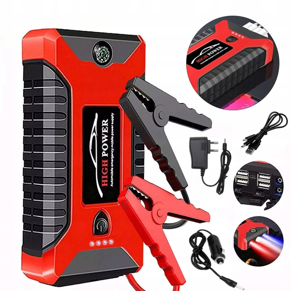 STARTER DEVICE BUSTER JUMP STARTER POWERBANK BOOSTER KLEMY FLASHLIGHT