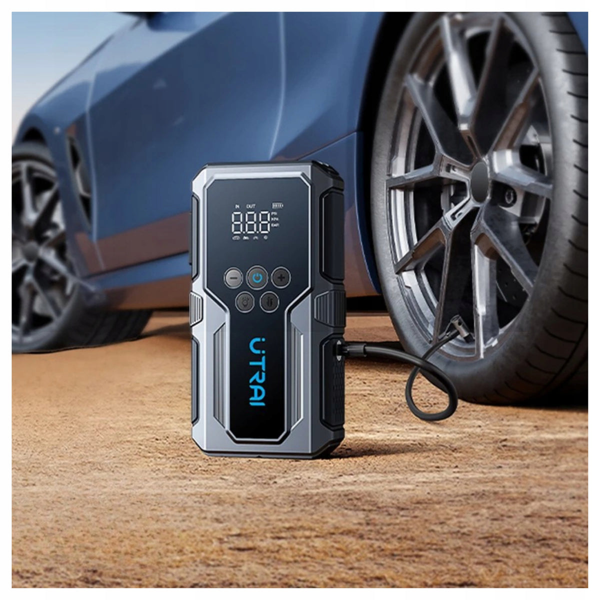 STARTER DEVICE WITH BUSTER PUMP FOR STARTING THE CAR TO THE BATTERY Manufacturer code BOOSTER URZĄDZENIE ROZRUCHOWE DO SAMOCHODU