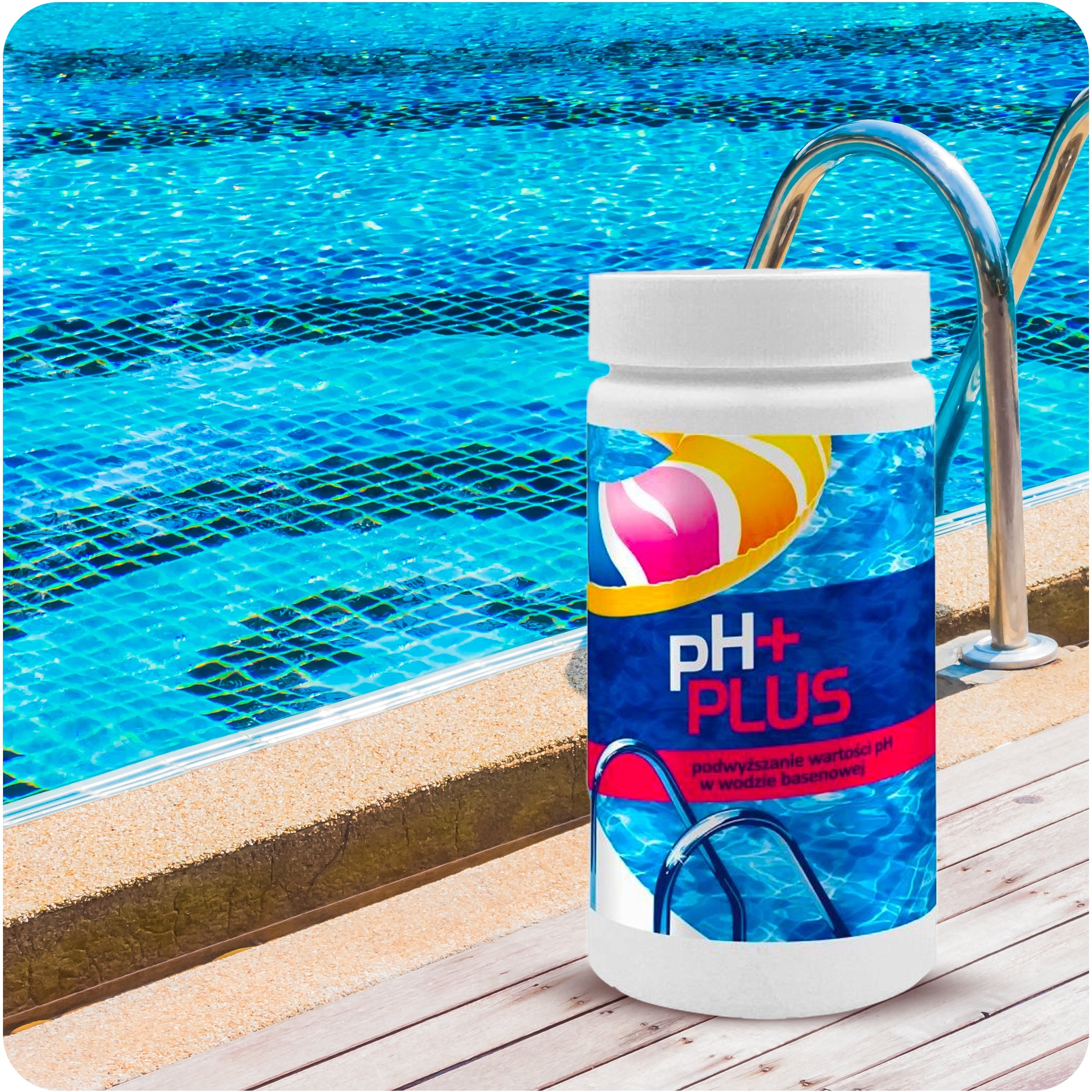 STARTER KIT 5IN1 POOL CHEMISTRY CHLORINE SHOCK ALGAE -PH+ FOR SWIMMING POOL GAMIX Kind chlorine