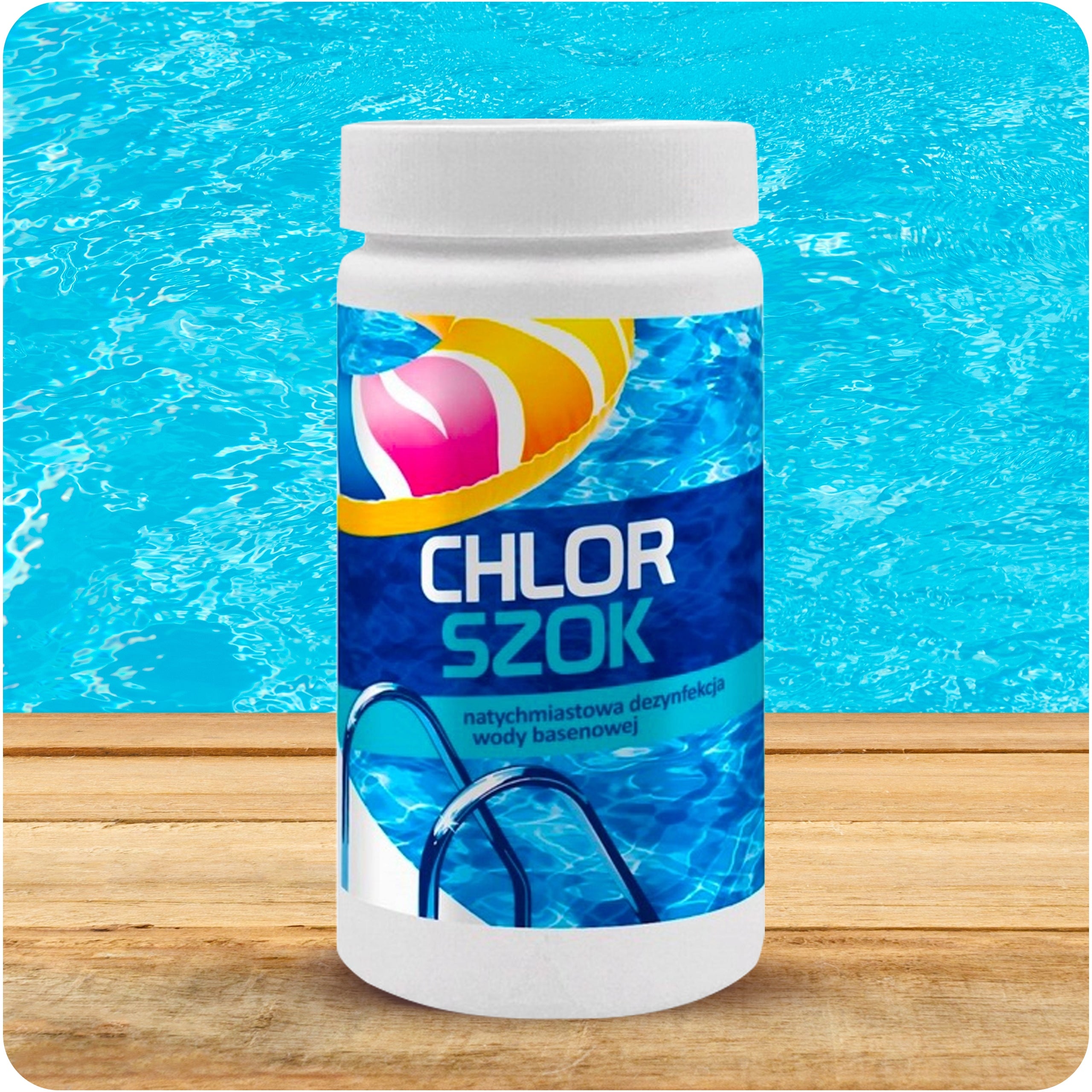STARTER KIT 5IN1 POOL CHEMISTRY CHLORINE SHOCK ALGAE -PH+ FOR SWIMMING POOL GAMIX Product form set