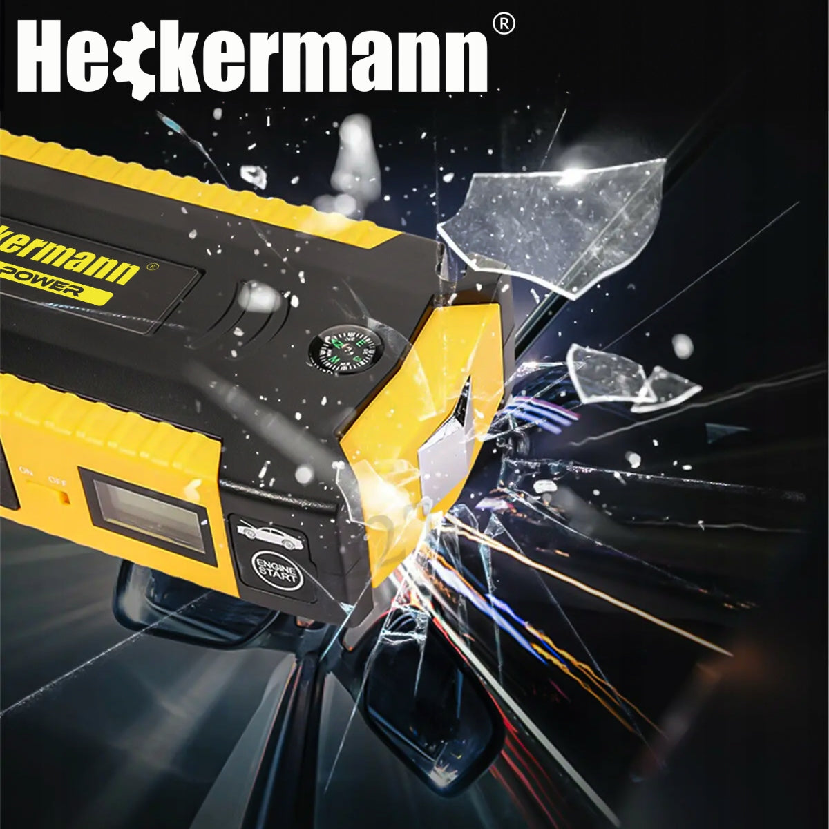 STARTER KIT JUMP STARTER POWER BANK 18000mAh CAR START Battery capacity 18000 mAh