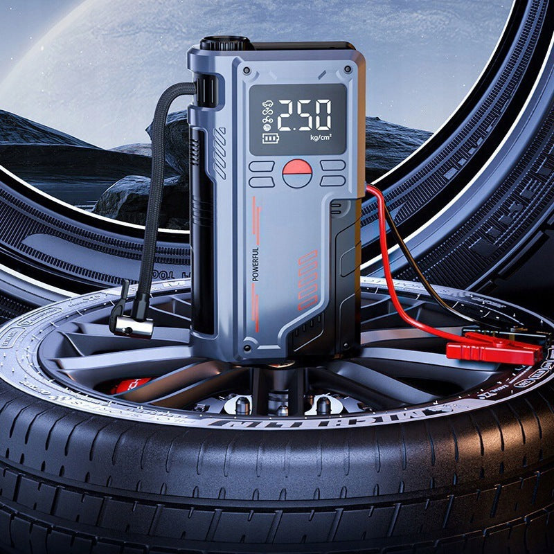 STARTING DEVICE 8000MAH AIR COMPRESSOR WITH SAFE CONNECTORS Manufacturer code 81-202#