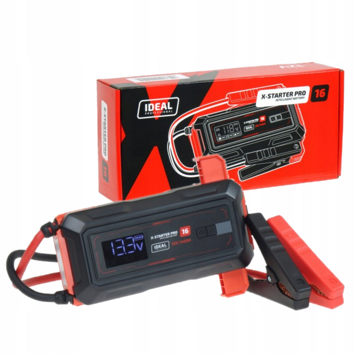 STARTING DEVICE JUMP STARTER BOOSTER X-STARTER 16 PRO LiFePO4 IDEAL