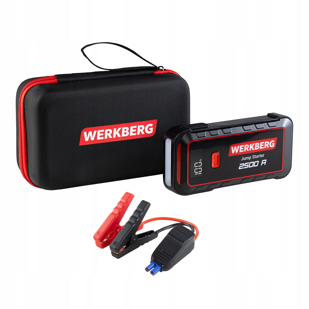 STARTING DEVICE POWERBANK Booster 2500A 25800 mAh WERKBERG