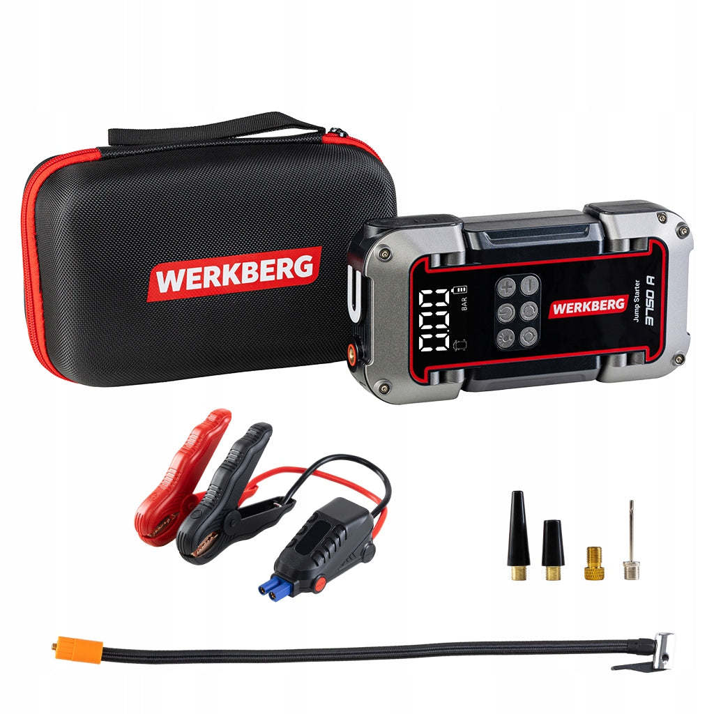 STARTING DEVICE POWERBANK Booster 3750A 26000 mAh Compressor