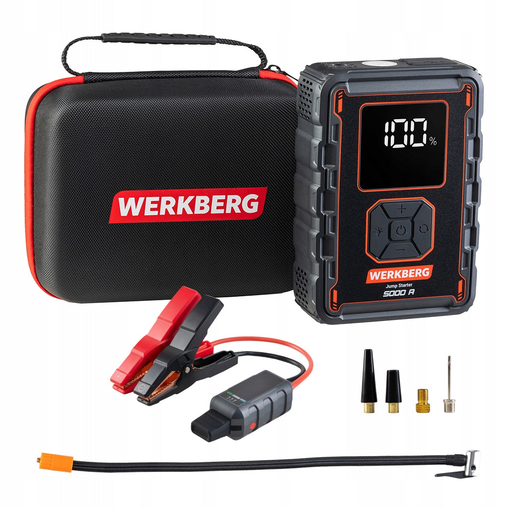 STARTING DEVICE POWERBANK Booster 5000A 32000mAh Compressor