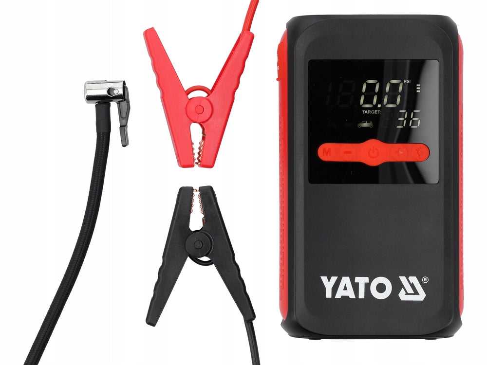 STARTING DEVICE YATO 600A WITH COMPRESSOR YT-83086 12000mAh 12V