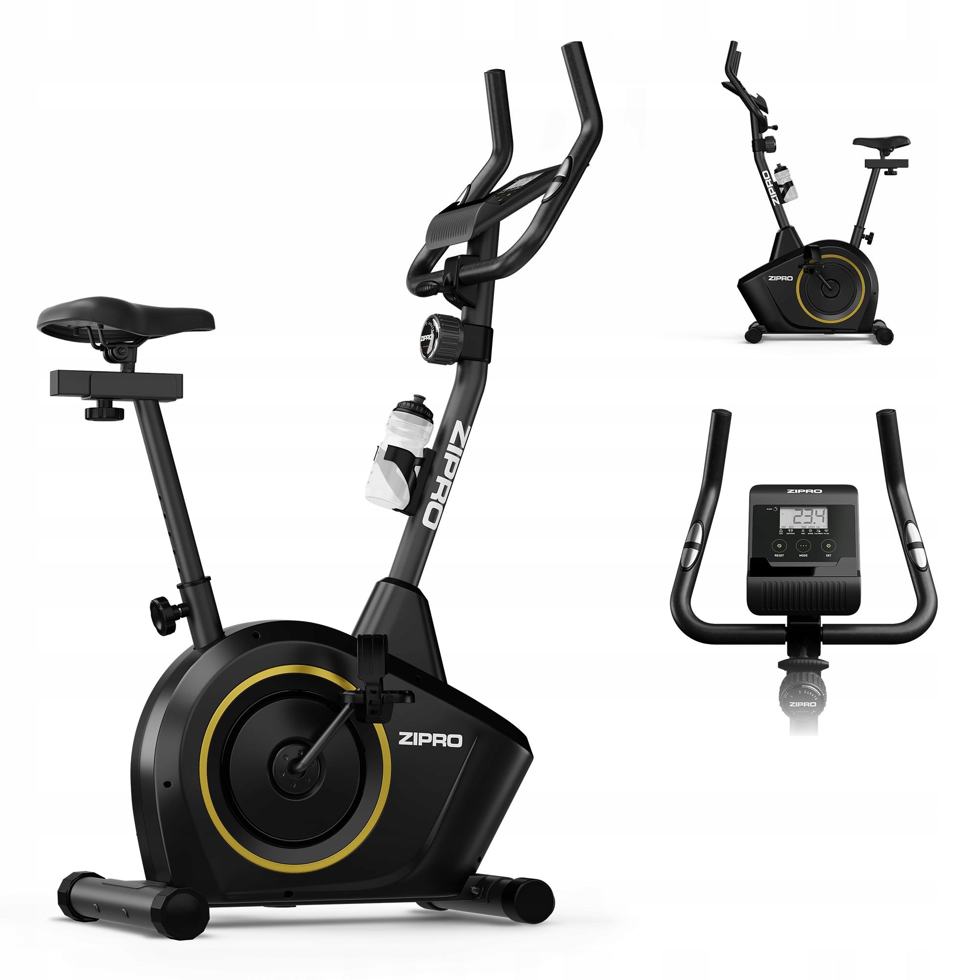 STATIONARY BIKE EXERCISE BIKE Magnetic BOOST GOLD - ZIPRO