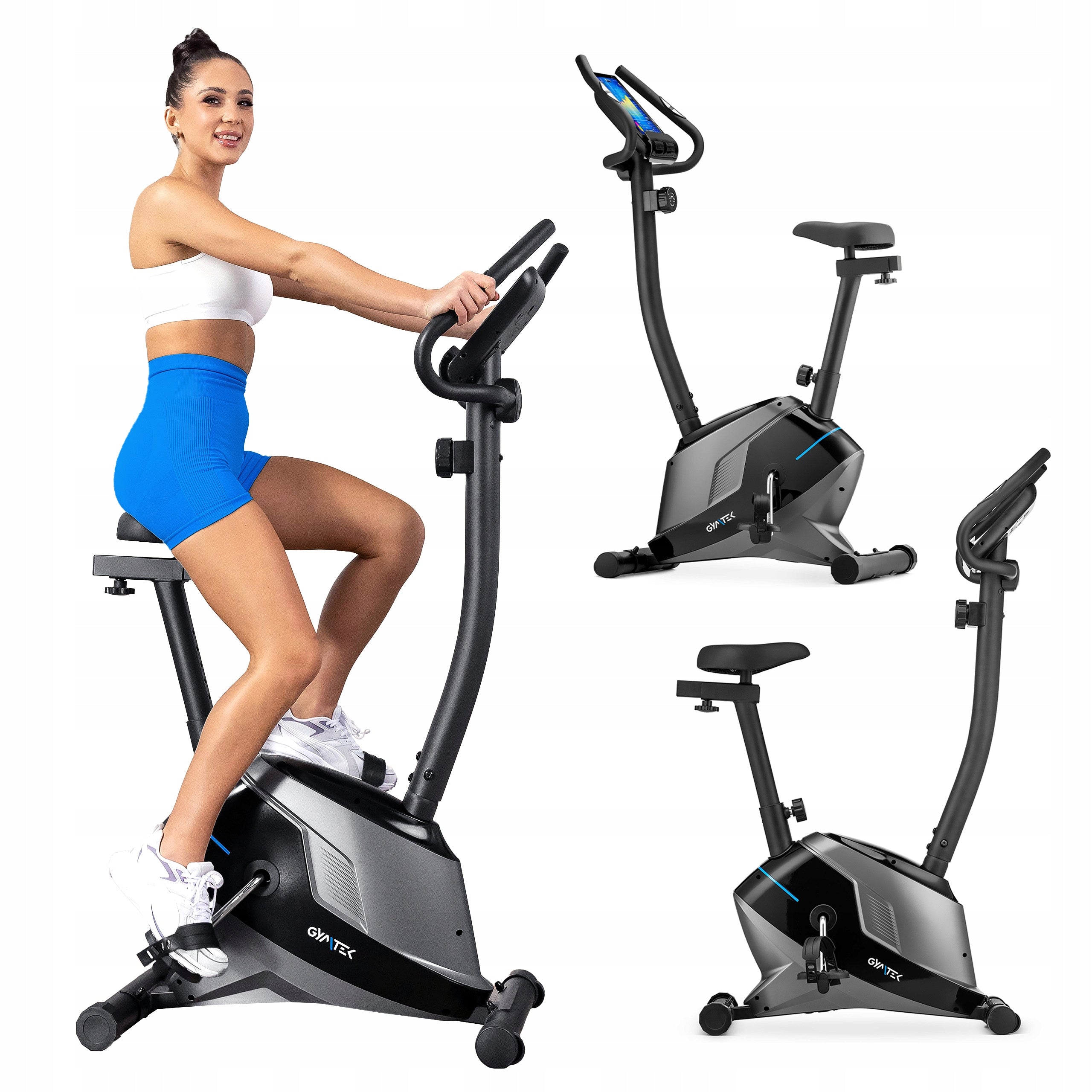 STATIONARY BIKE MAGNETIC FITNESS EXERCISE BIKE XB1200 GYMTEK