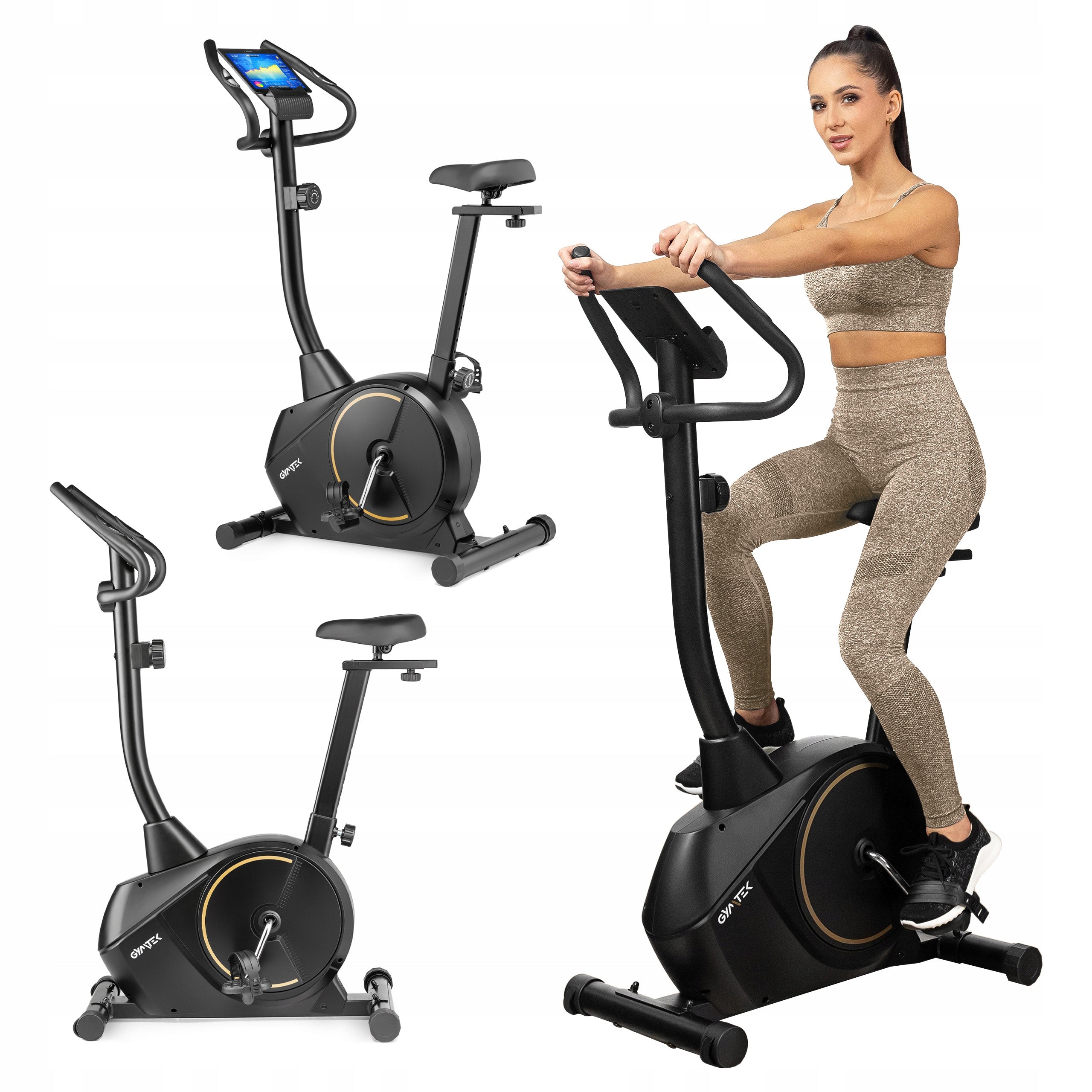 STATIONARY BIKE MAGNETIC FITNESS EXERCISE BIKE XB1500 GYMTEK