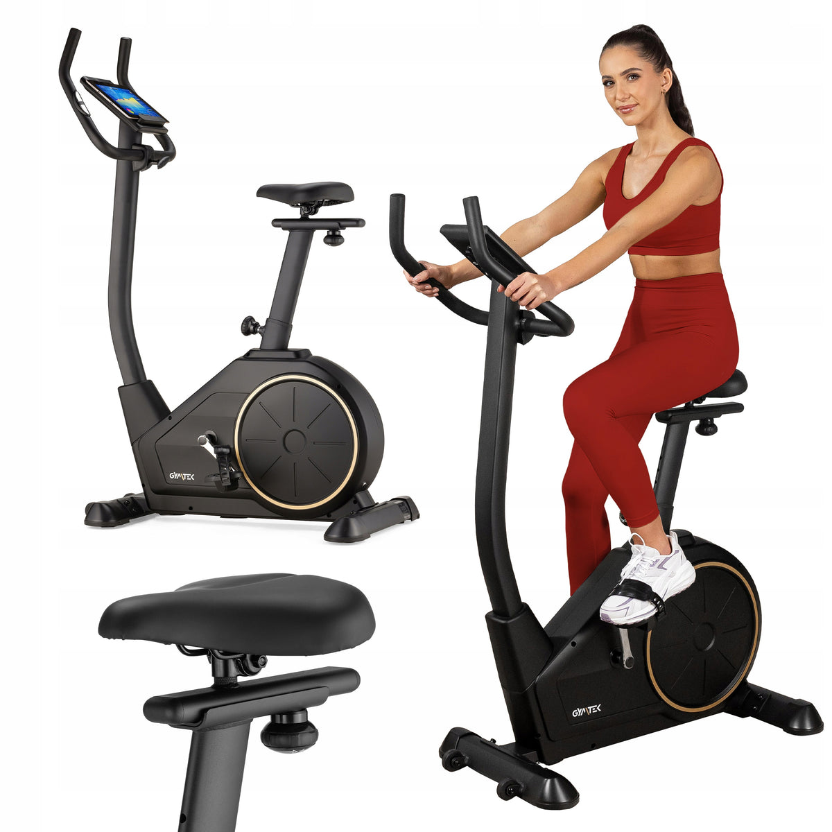STATIONARY BIKE MAGNETIC FITNESS EXERCISE BIKE XB2500 GYMTEK
