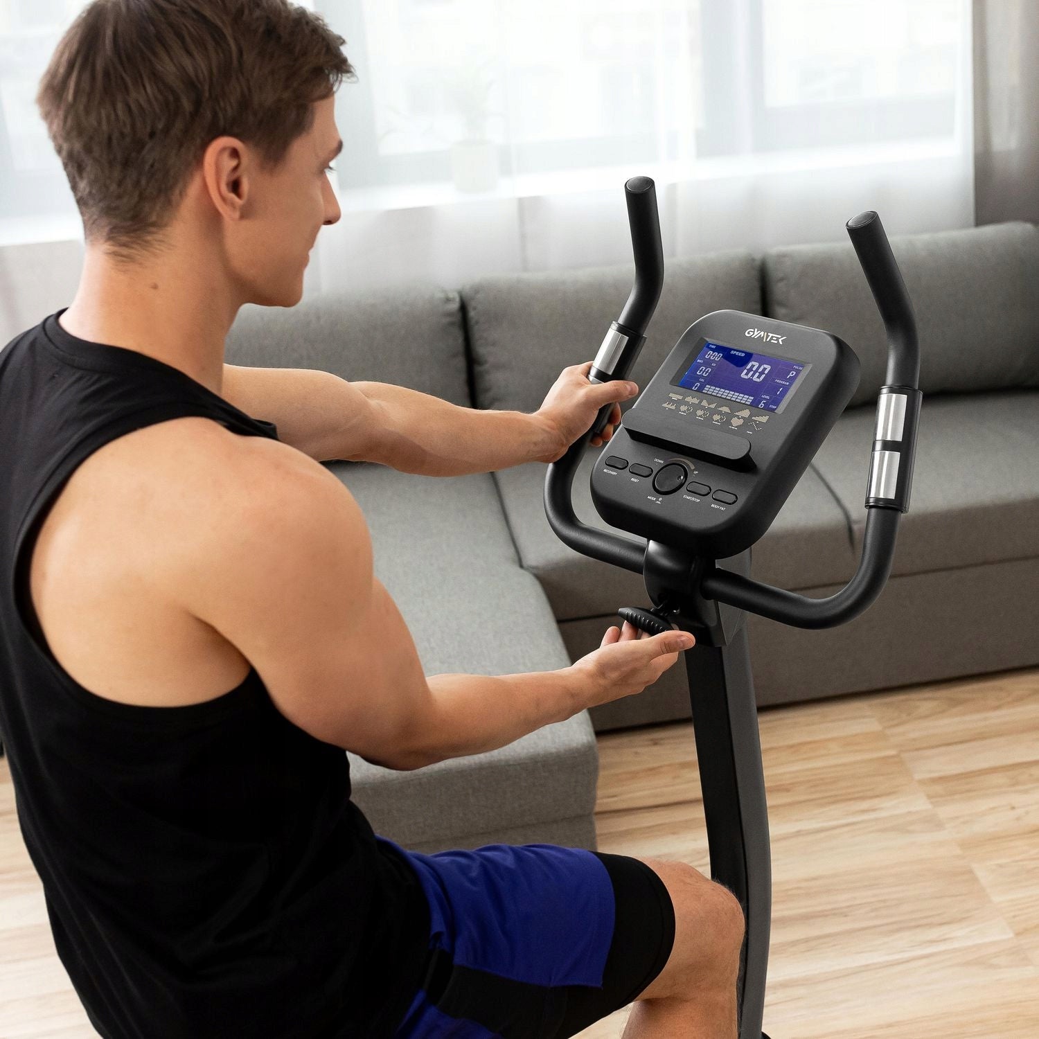 STATIONARY BIKE MAGNETIC FITNESS EXERCISE BIKE XB4500 GYMTEK Manufacturer code G-42247
