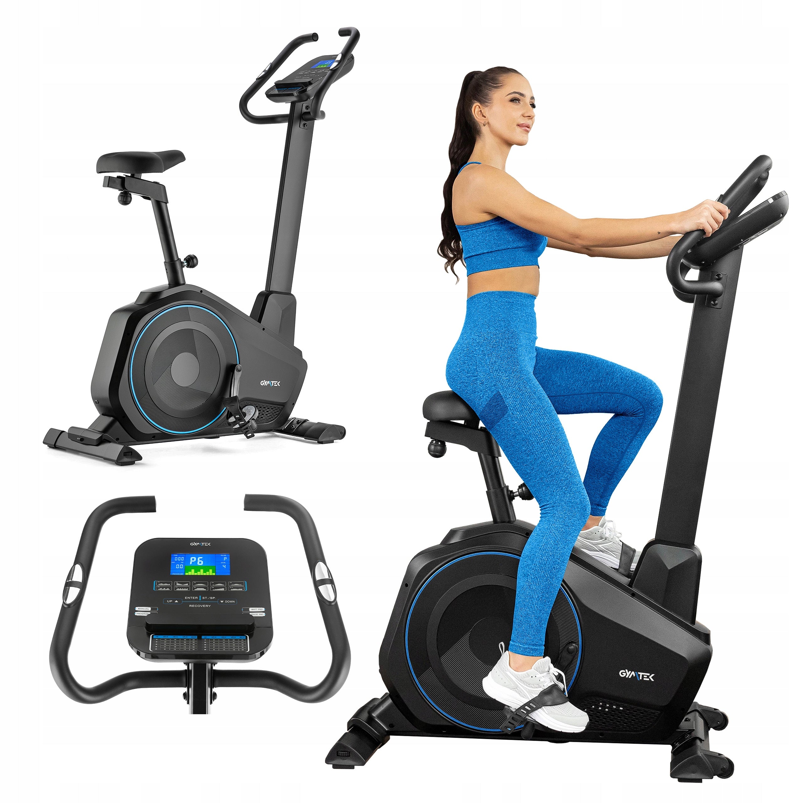 STATIONARY BIKE MAGNETIC FITNESS EXERCISE BIKE XB6000 GYMTEK